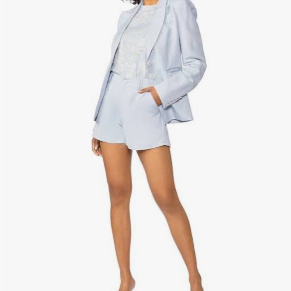 PAIGE Devanne linen blend shorts